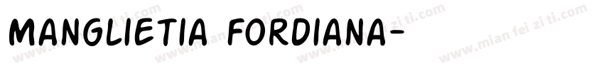 Manglietia fordiana字体转换
